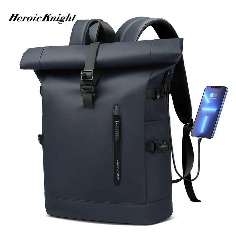Kurierrucksack RollTop Rucksack Herren 36-55L wasserdicht Laptop Tasche Damen