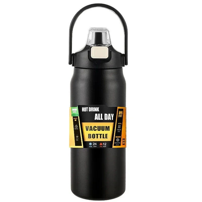 Thermosflasche Edelstahl Isolierflasche Trinkflasche Sportflasche 1000ml
