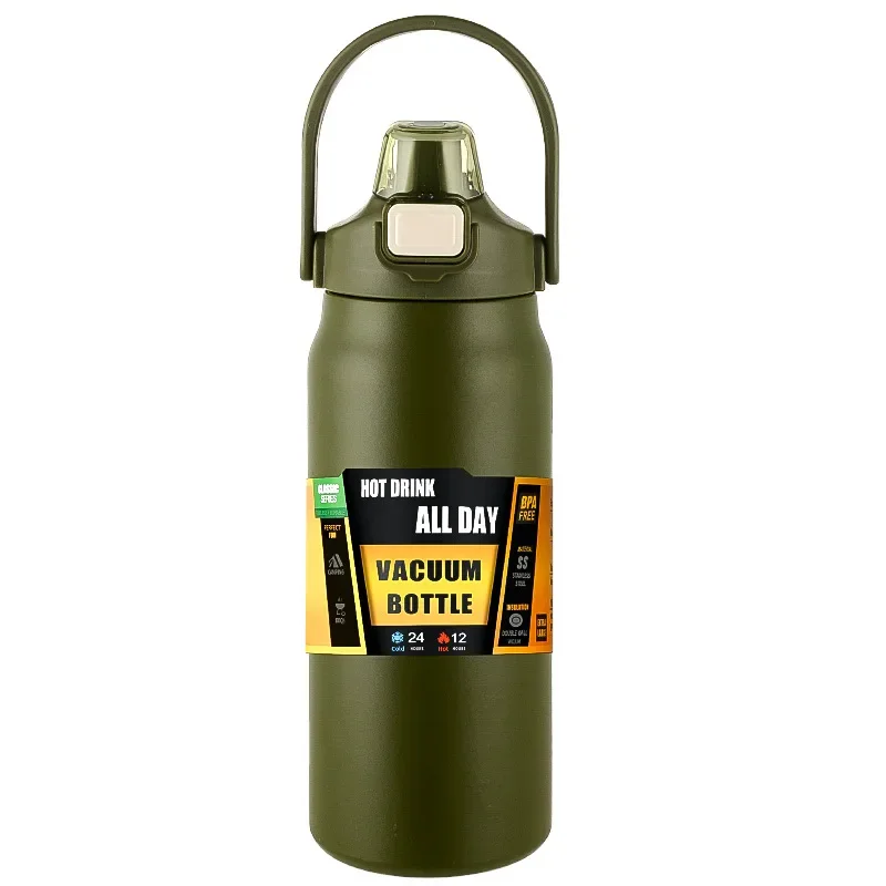 Thermosflasche Edelstahl Isolierflasche Trinkflasche Sportflasche 1000ml