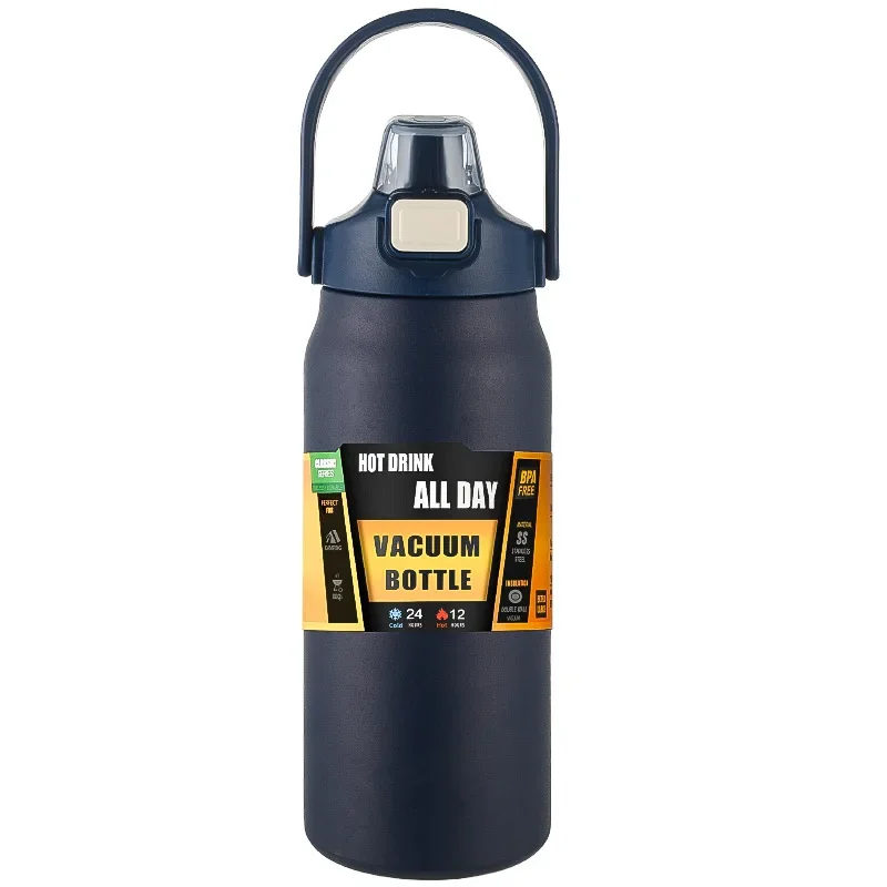 Thermosflasche Edelstahl Isolierflasche Trinkflasche Sportflasche 1000ml