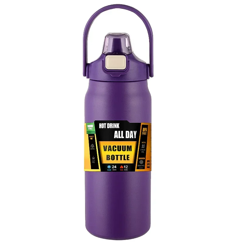 Thermosflasche Edelstahl Isolierflasche Trinkflasche Sportflasche 1000ml