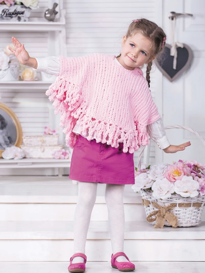Anleitung Poncho für Kinder