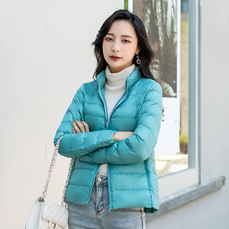 Damen Daunenjacke leichte & wetterfeste Steppjacke Stepp Jacke Übergangsjacke