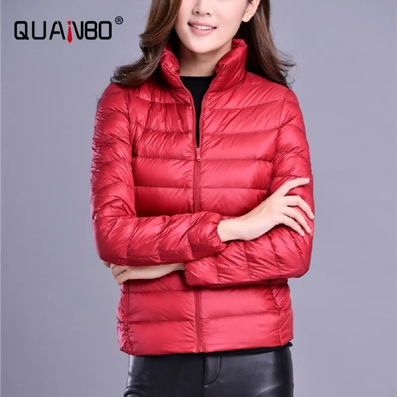 Damen Daunenjacke leichte & wetterfeste Steppjacke Stepp Jacke Übergangsjacke