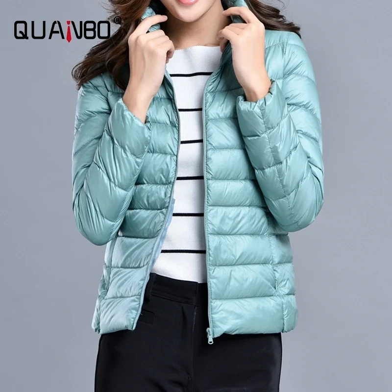Damen Daunenjacke leichte & wetterfeste Steppjacke Stepp Jacke Übergangsjacke