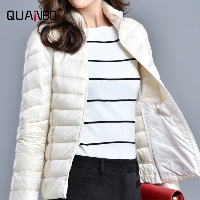 Damen Daunenjacke leichte & wetterfeste Steppjacke Stepp Jacke Übergangsjacke