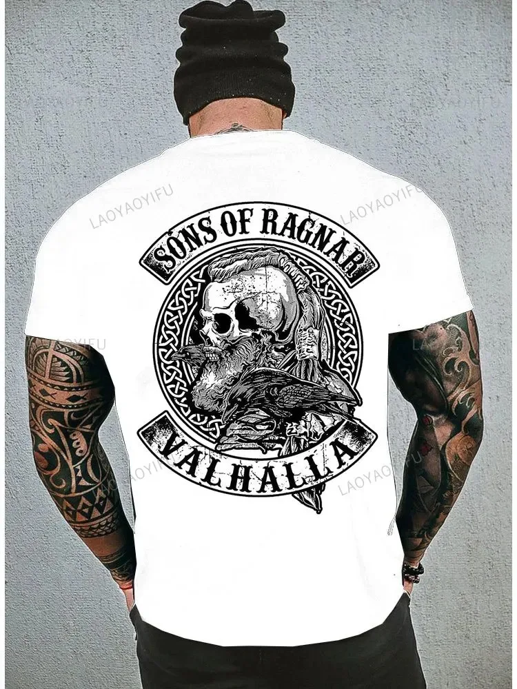 Herren T-Shirt Sons of Odin Rundhals Unisex Sommer Fashion Streetwear Shirt Top