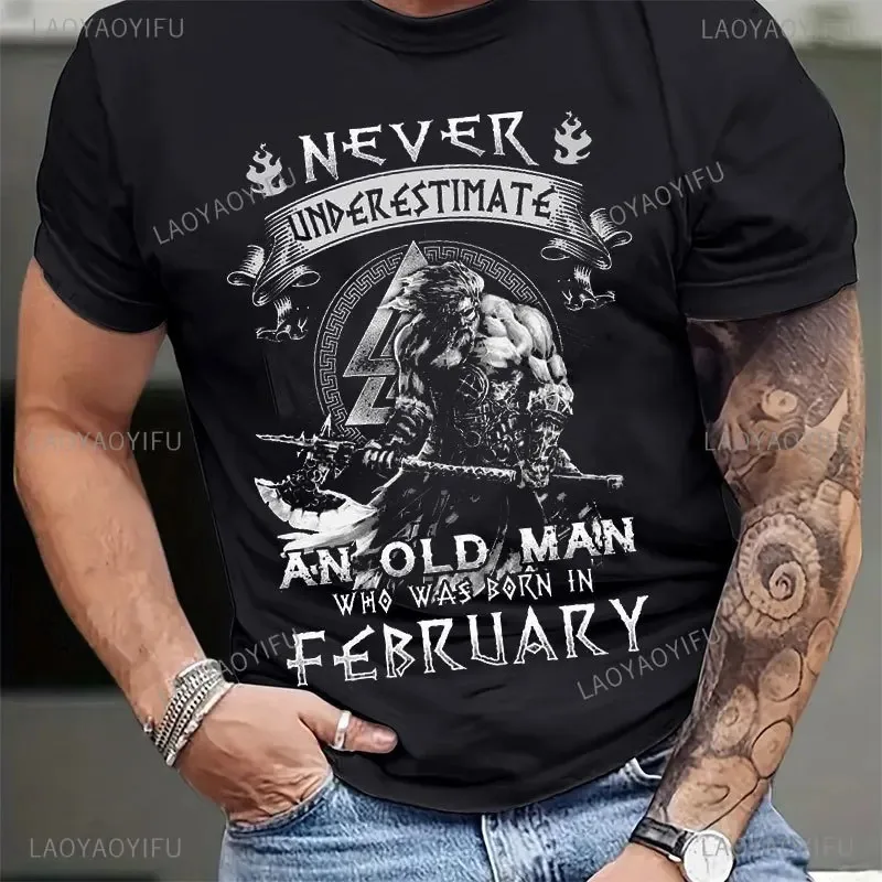 Herren T-Shirt Sons of Odin Rundhals Unisex Sommer Fashion Streetwear Shirt Top