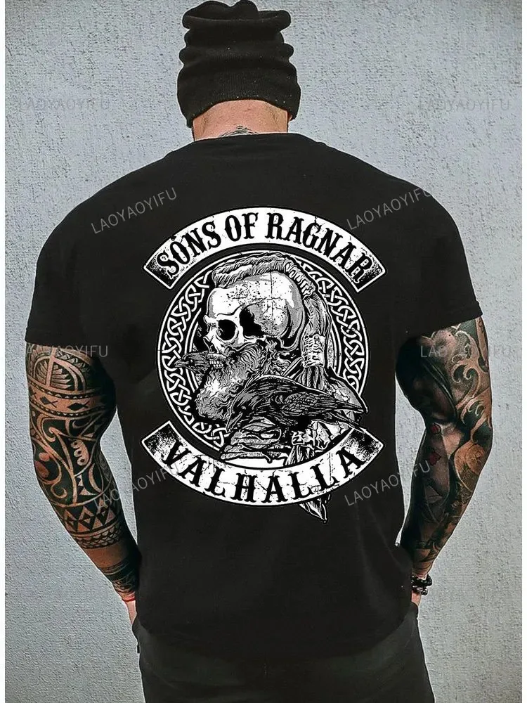 Herren T-Shirt Sons of Odin Rundhals Unisex Sommer Fashion Streetwear Shirt Top