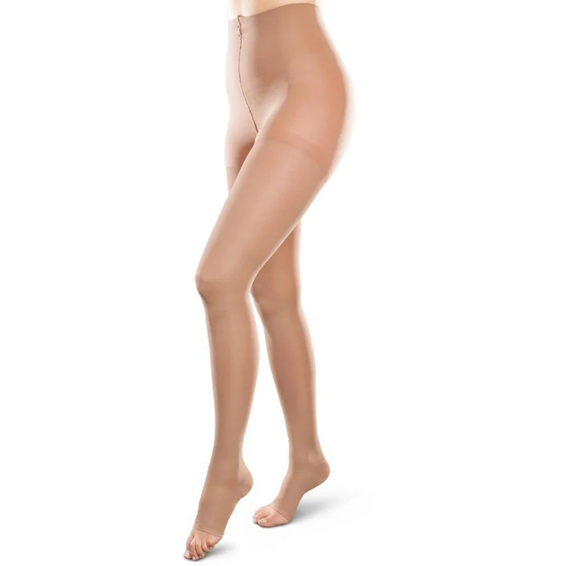 Therafirm® Ease Opaque Waist High 20-30 mmHg, Open Toe