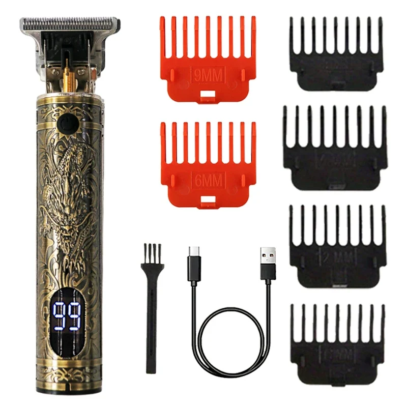 TAGLIACAPELLI PROFESSIONALE RASOIO ELETTRICO MACCHINETTA TRIMMER REGOLA BARBA