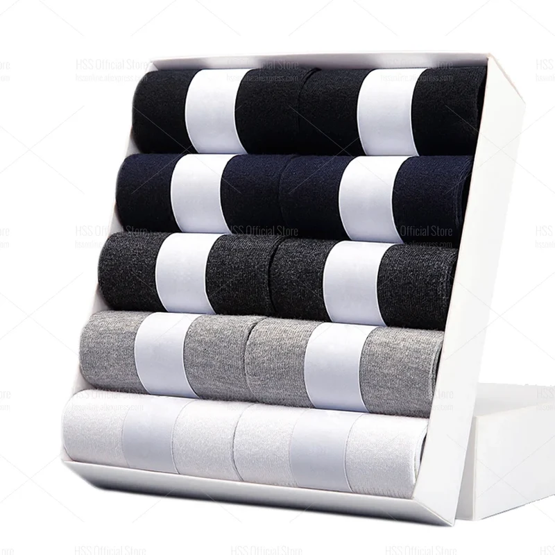 10 Paar Herren Business Socken aus Bambusfaser Atmungsaktives größe 38-45