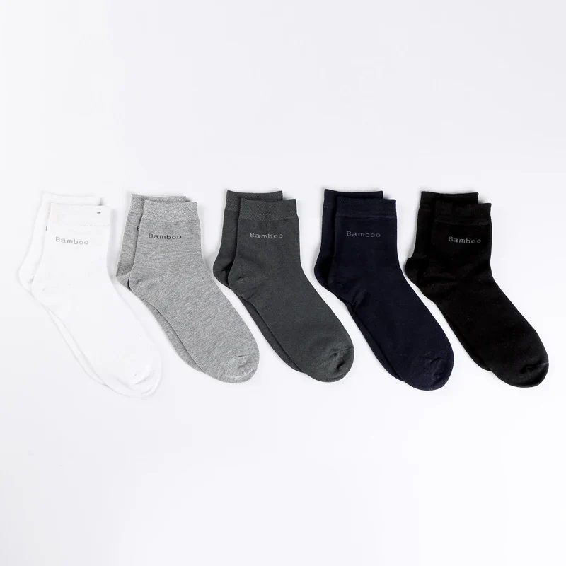 10 Paar Herren Business Socken aus Bambusfaser Atmungsaktives Größe 38-45
