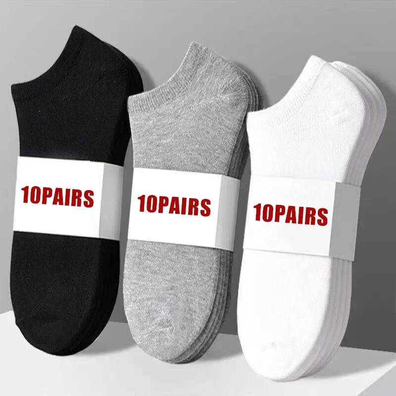 10 Paar Sneakers Socken Herren Damen Sport Freizeit Kurzsocken Füßlinge Gr 38–46