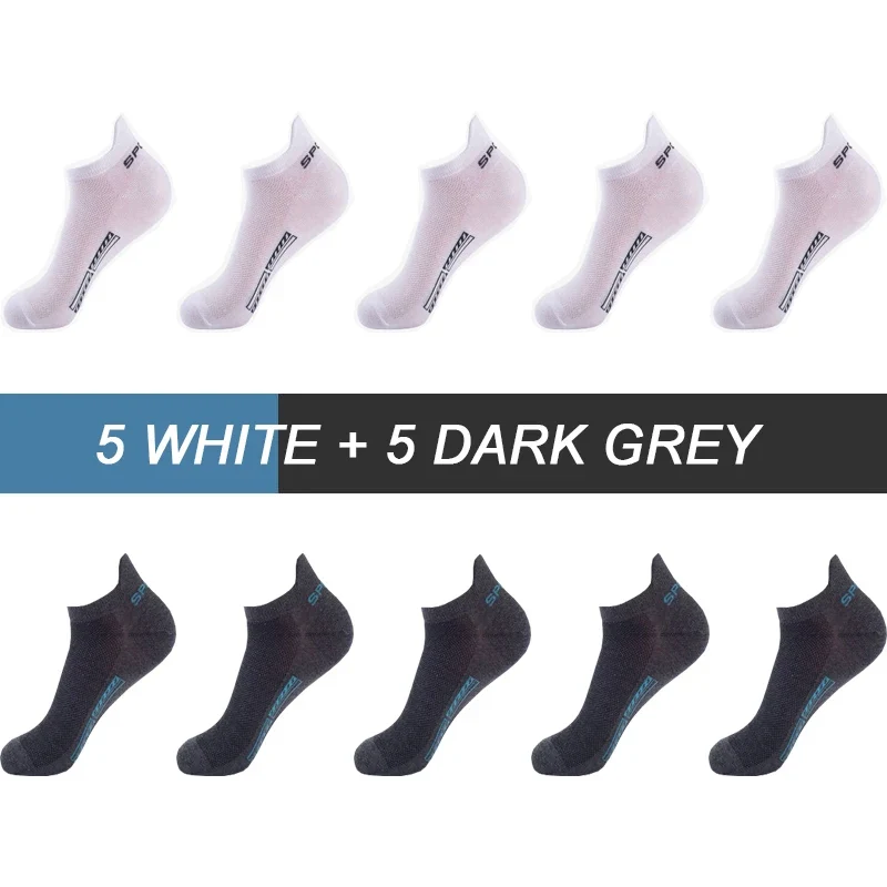 10 Paar Sneakers Socken Herren Damen Sport Freizeit Kurzsocken Füßlinge Gr 38–46