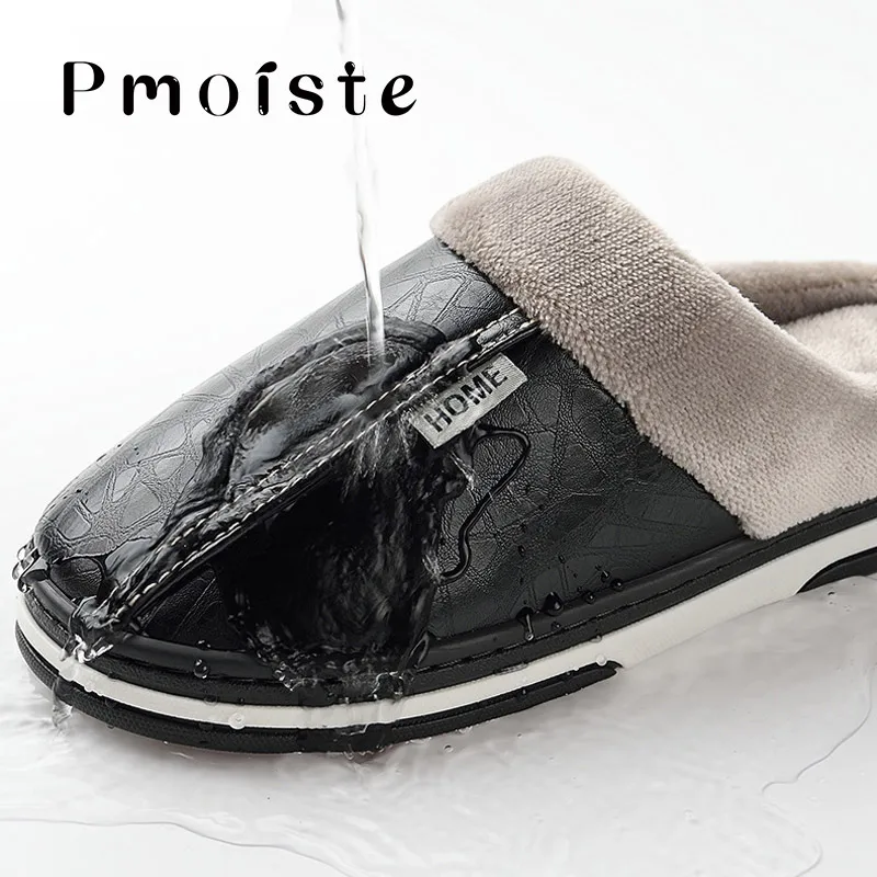 Herren Damen Hausschuhe Pantoffeln Winterschuhe Plüsch Slippers Wärme gefüttert