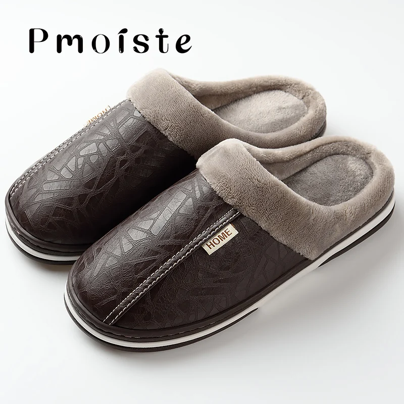 Herren Damen Hausschuhe Pantoffeln Winterschuhe Plüsch Slippers Wärme gefüttert