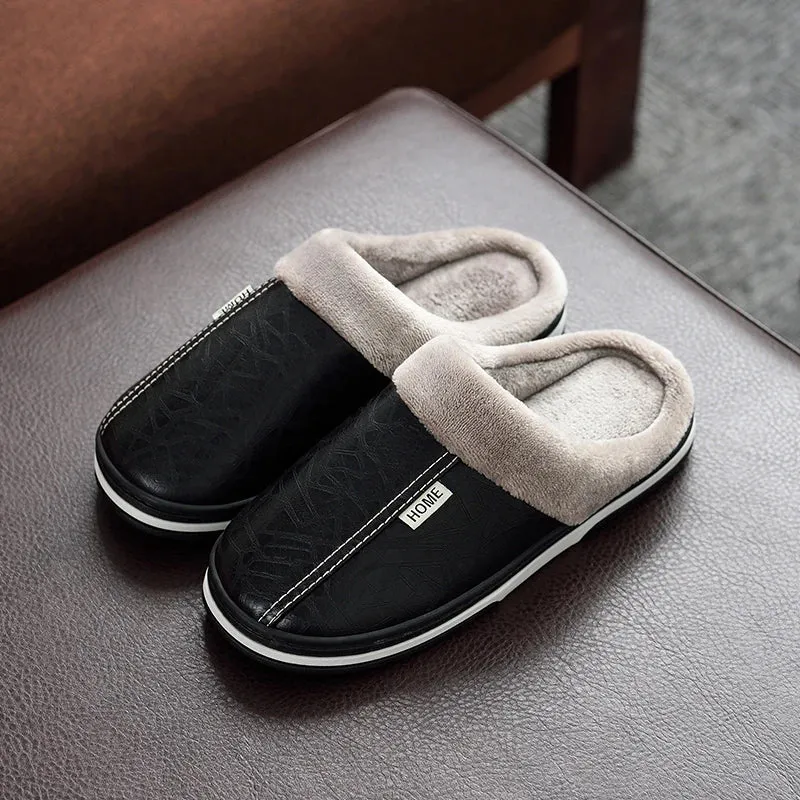 Herren Damen Hausschuhe Pantoffeln Winterschuhe Plüsch Slippers Wärme gefüttert