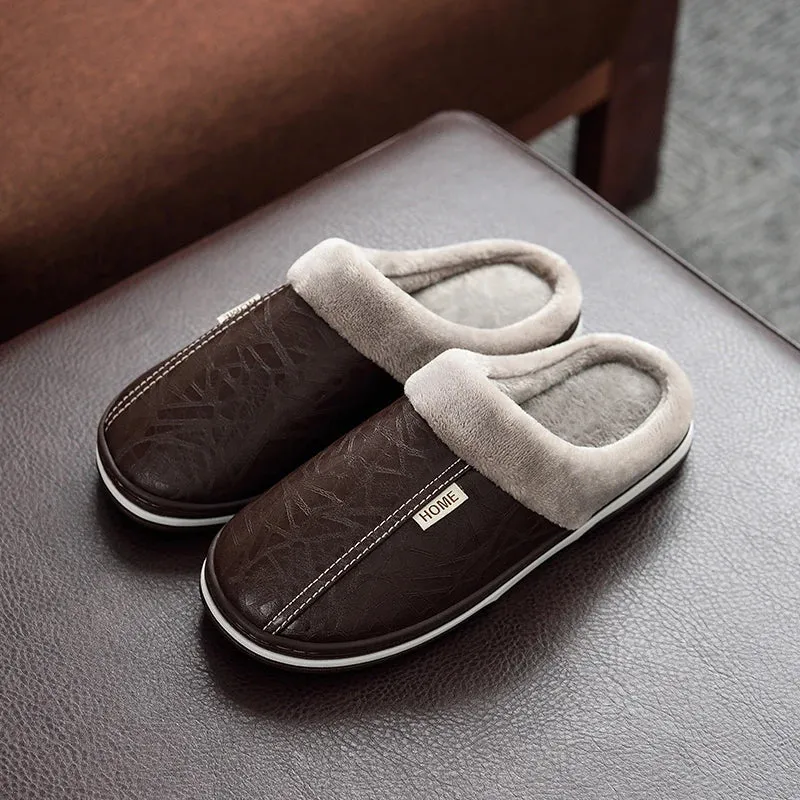 Herren Damen Hausschuhe Pantoffeln Winterschuhe Plüsch Slippers Wärme gefüttert