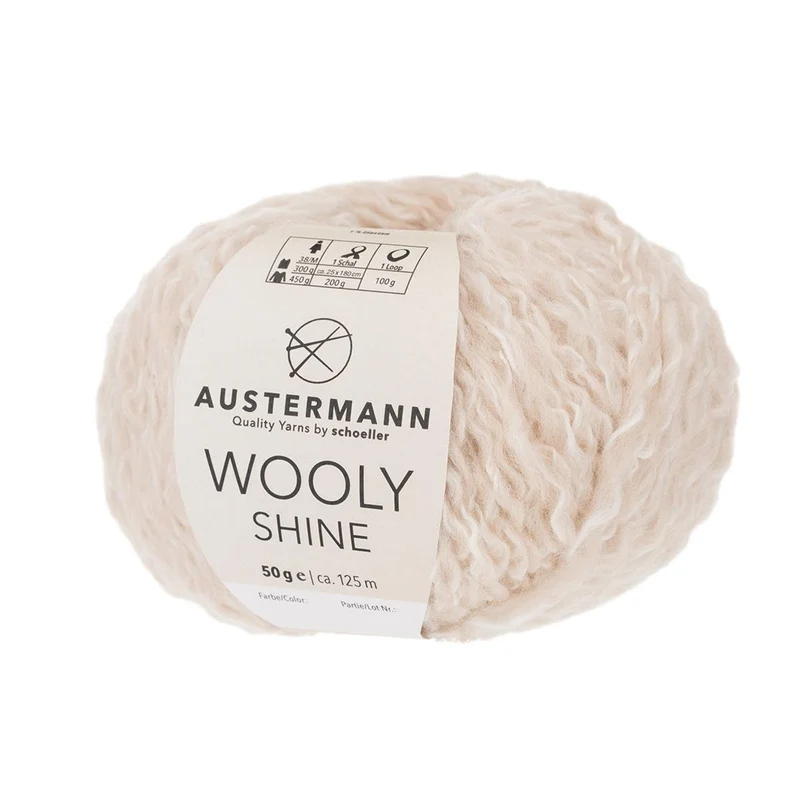 Wooly Shine | 125 M - 50G | 01 - Beige