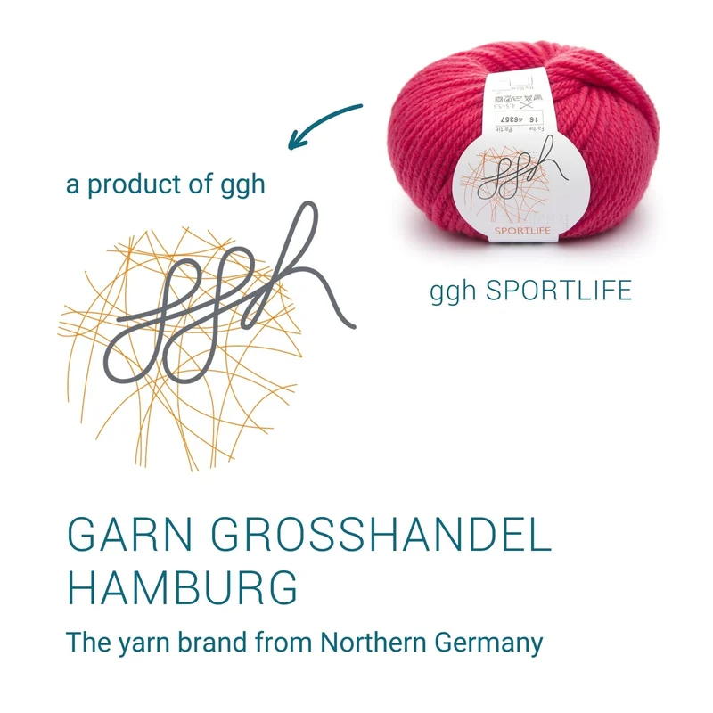 ggh Sportlife | Schurwolle | 80m/50g | 016 - Leuchtend Rot