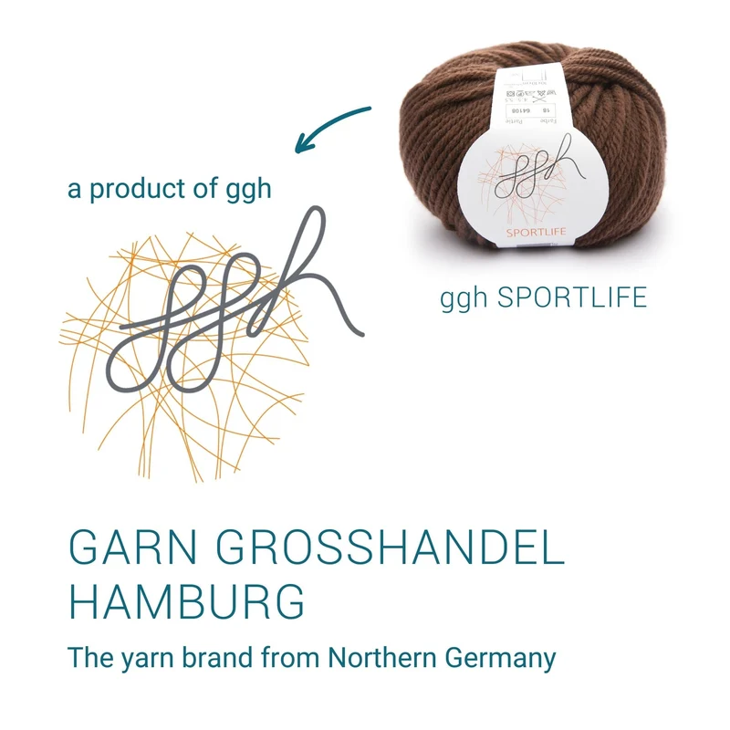 ggh Sportlife | Schurwolle | 80m/50g | 018 - Haselnussbraun