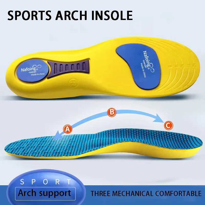 Orthopädische Einlegesohlen EVA Schuheinlagen Gel-Sohlen Sportschuh-Einlage
