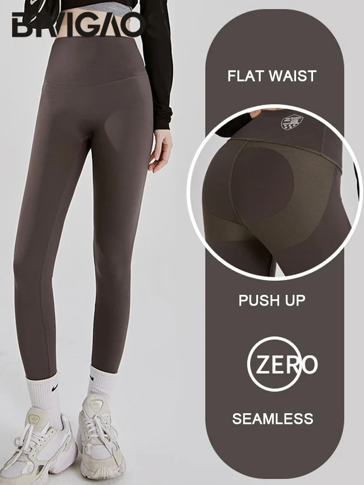 Yoga Leggings Push Up Damen Sport Hose Fitness Gym Stretch Leggins Jogginghose