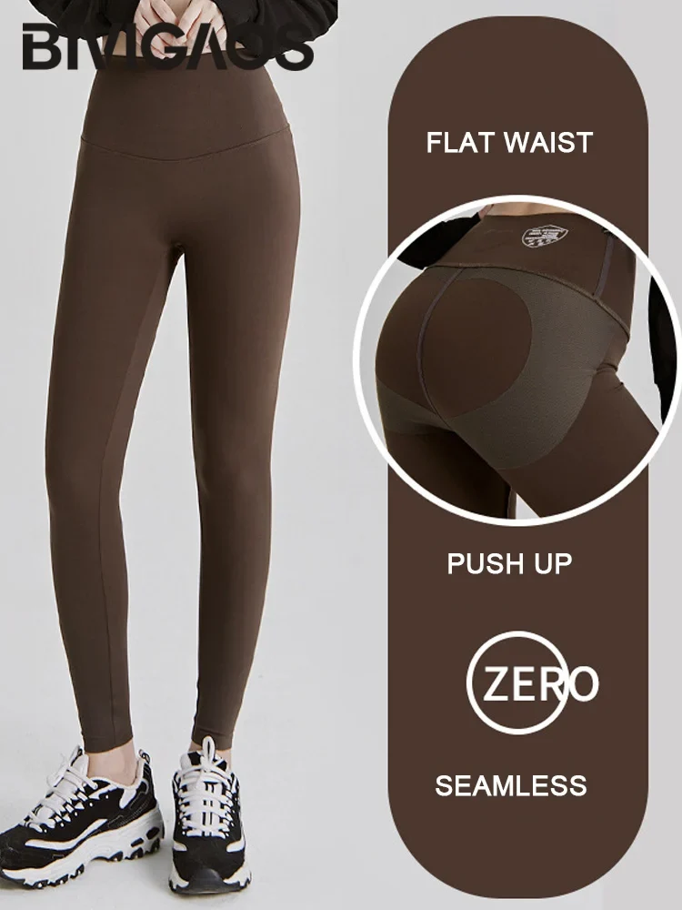 Yoga Leggings Push Up Damen Sport Hose Fitness Gym Stretch Leggins Jogginghose