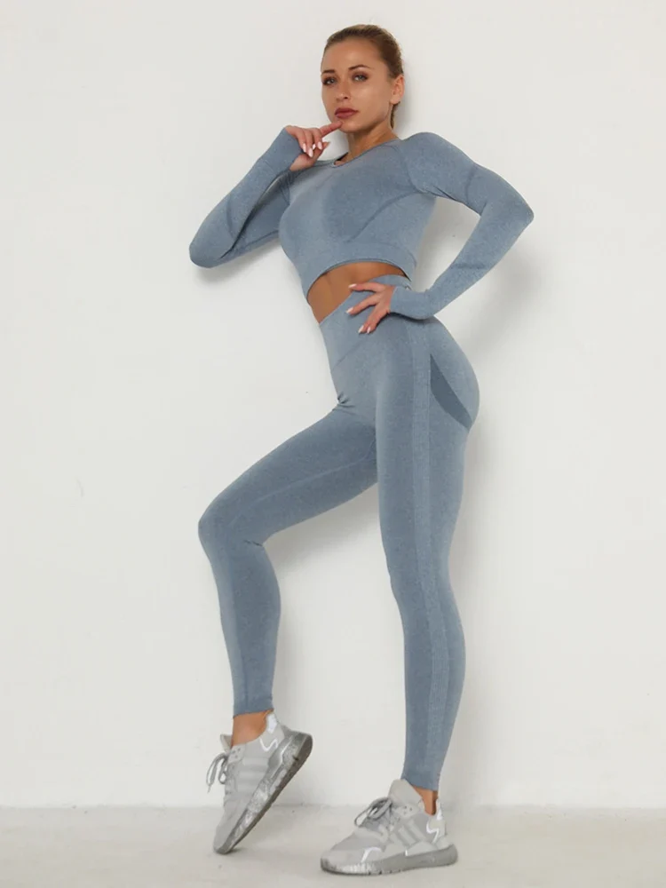 Yoga Leggings Push Up Damen Sport Hose Fitness Gym Stretch Leggins Jogginghose