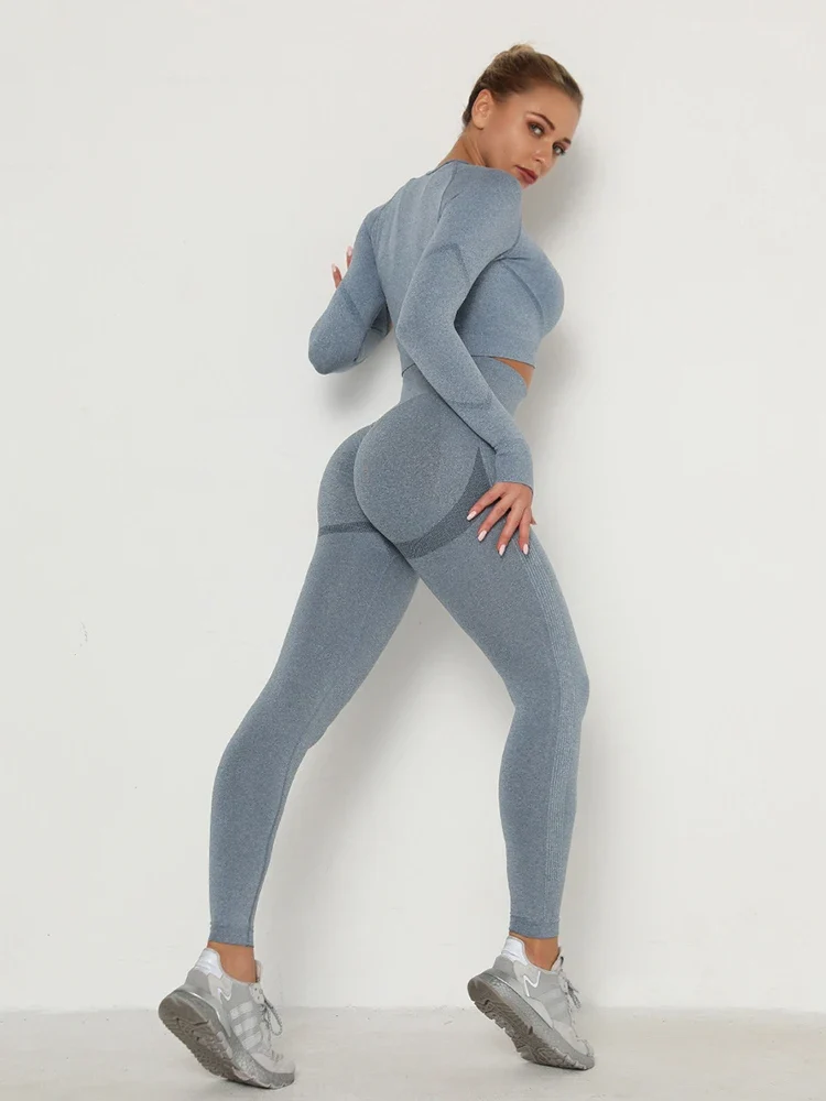 Yoga Leggings Push Up Damen Sport Hose Fitness Gym Stretch Leggins Jogginghose