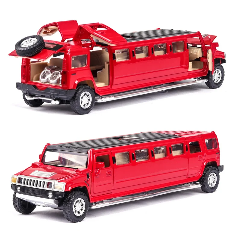 1:32 Modellauto Hummer Limousine Metall Spielzeug Kinder Automodell Geschenk