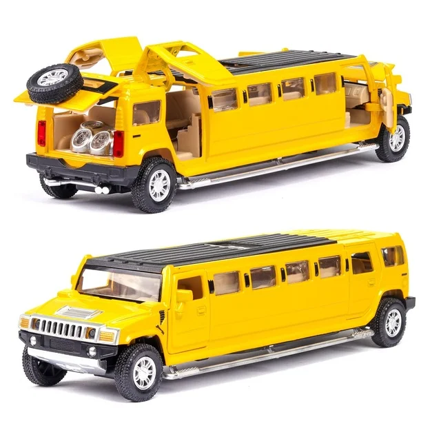 1:32 Modellauto Hummer Limousine Metall Spielzeug Kinder Automodell Geschenk