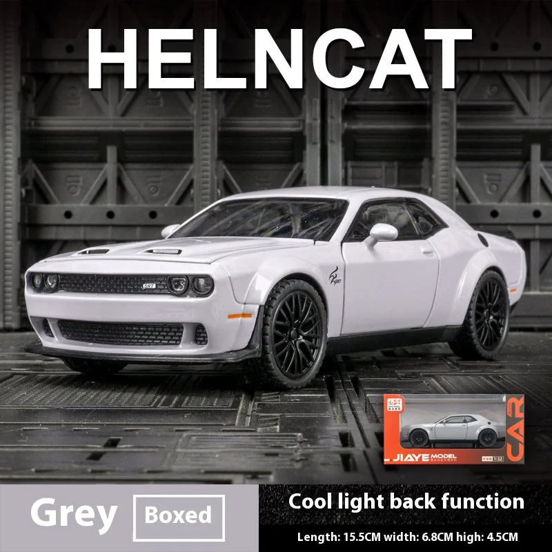 1:32 Modellauto Dodge Challenger Metall Spielzeug Kinder Automodell Geschenk