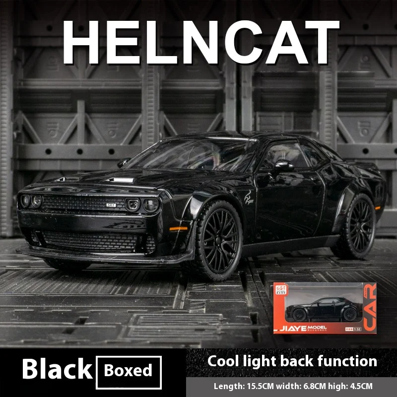 1:32 Modellauto Dodge Challenger Metall Spielzeug Kinder Automodell Geschenk