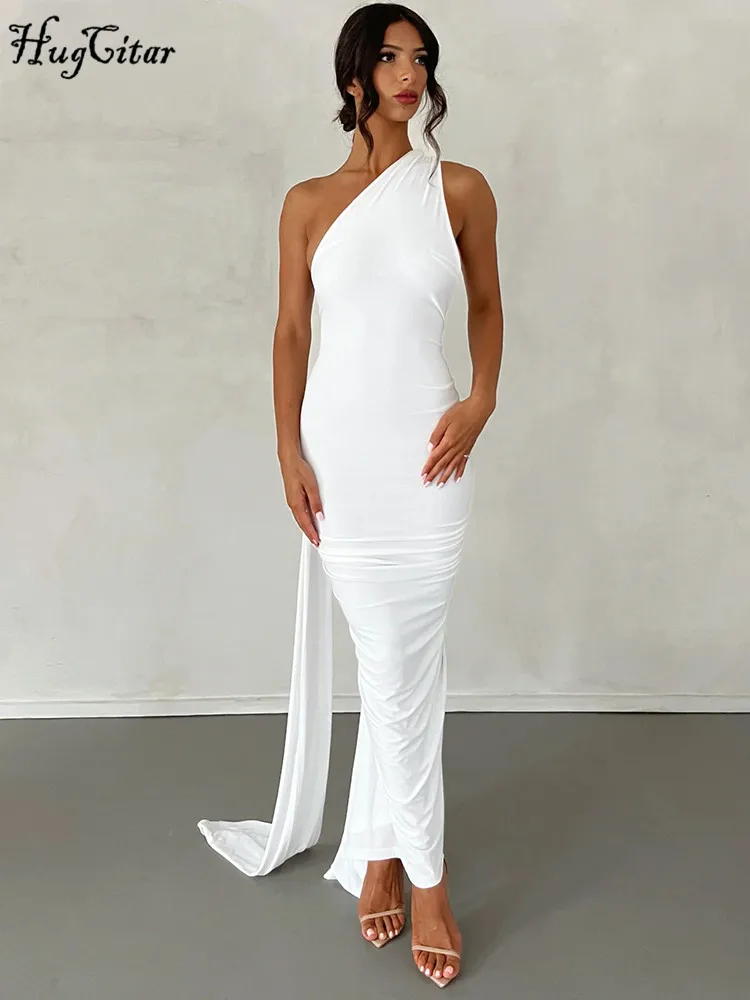Frauen Kleid rückenfreies Partykleid Langeskleid Maxikleid Träger Abendkleid