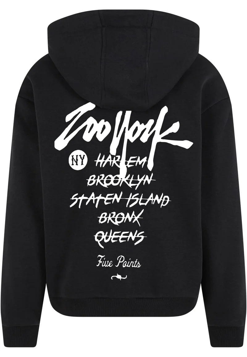 ZY City Tags Fluffy Hoody