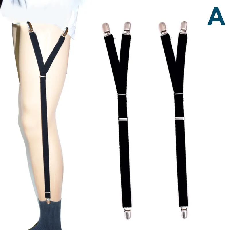 Verstellbarer Hemd halter Hosenträger Bein Hosenträger Hemdhalter