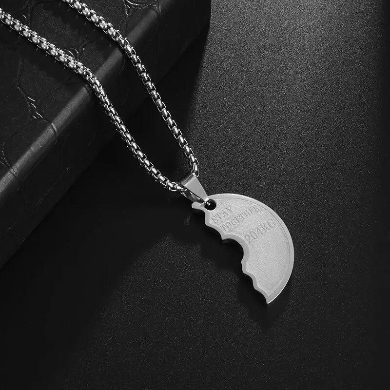 Halskette Anhänger Edelstahl Hantel Fitness Gym Bodybuilding Schmuck Geschenk