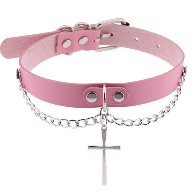 Sexy Halsband Harness Kette BH Gürtel Punk Goth Frauen Bdsm Bondage Chocker