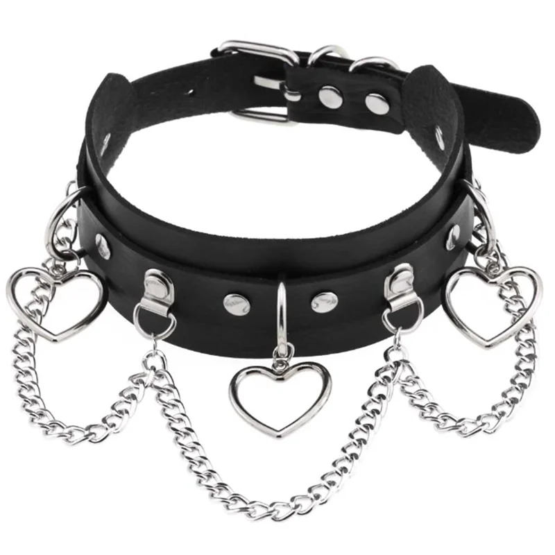 Sexy Halsband Harness Kette BH Gürtel Punk Goth Frauen Bdsm Bondage Chocker