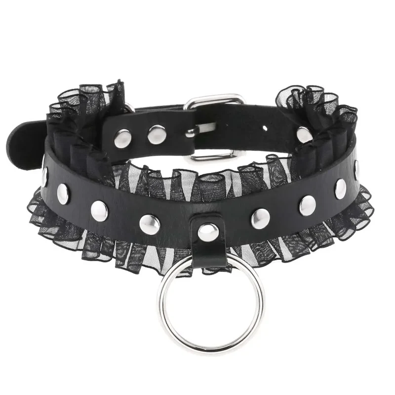 Sexy Halsband Harness Kette BH Gürtel Punk Goth Frauen Bdsm Bondage Chocker