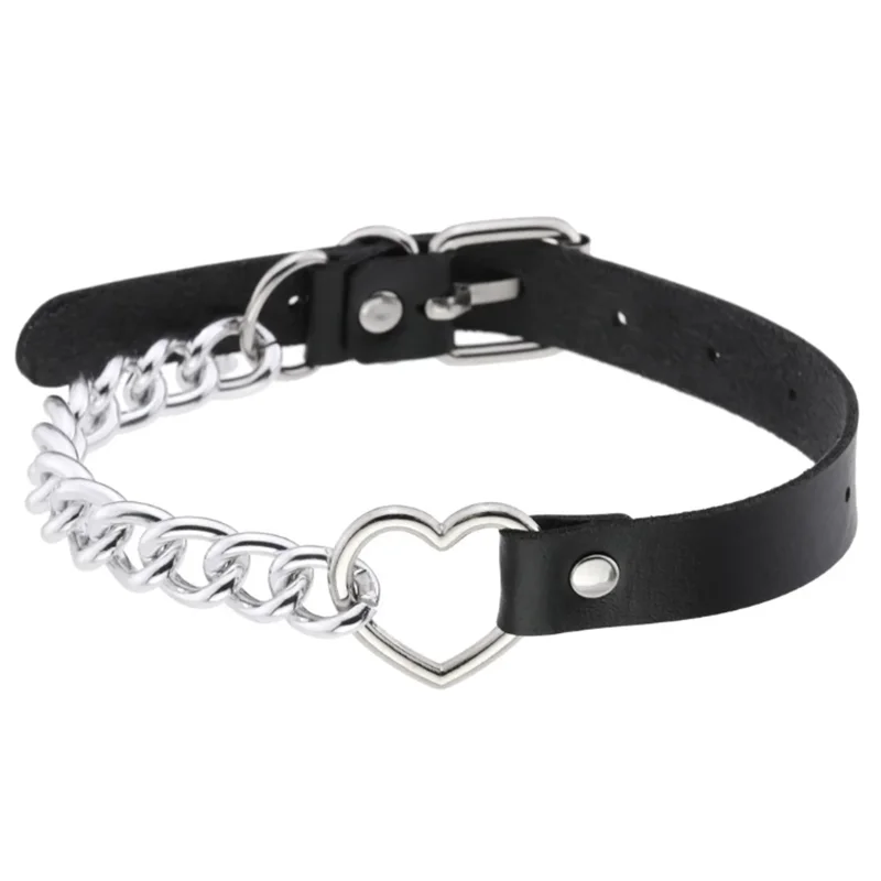 Sexy Halsband Harness Kette BH Gürtel Punk Goth Frauen Bdsm Bondage Chocker