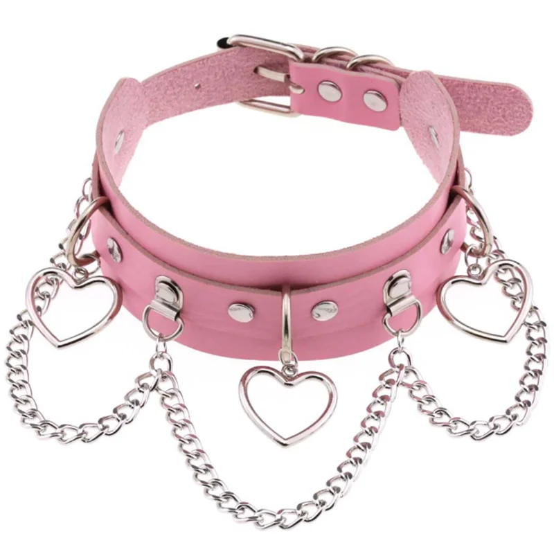 Sexy Halsband Harness Kette BH Gürtel Punk Goth Frauen Bdsm Bondage Chocker