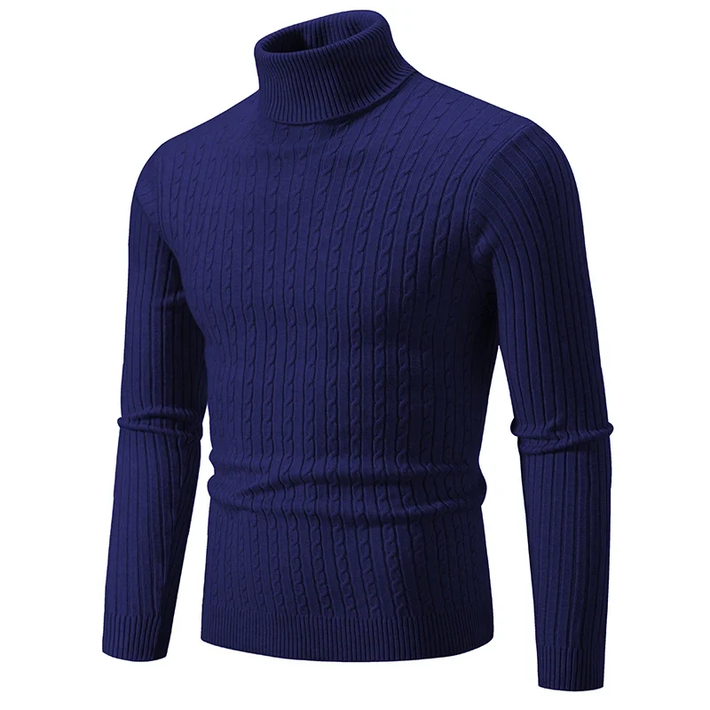 Herren Rollkragen Pullover Sweatshirt Pulli Zipper Sweater Shirt Langarmshirt