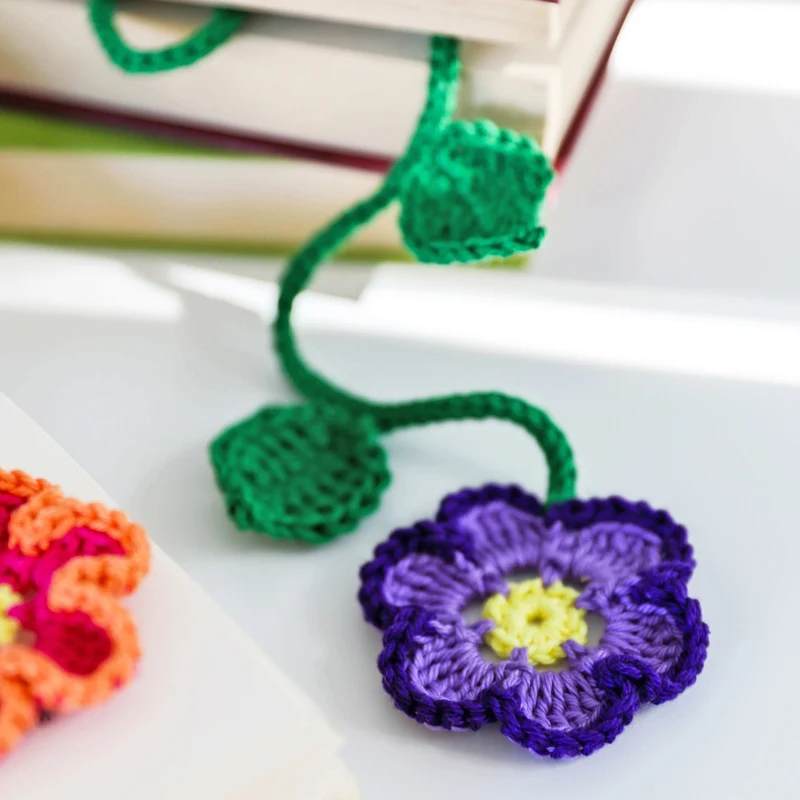 Anleitung Lesezeichen Blume