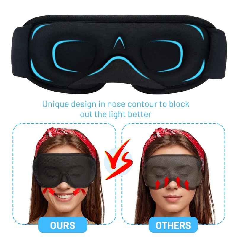 Schlafmaske Maske Augenbinde Augenmaske Nachtmaske 3D Schlafbrille