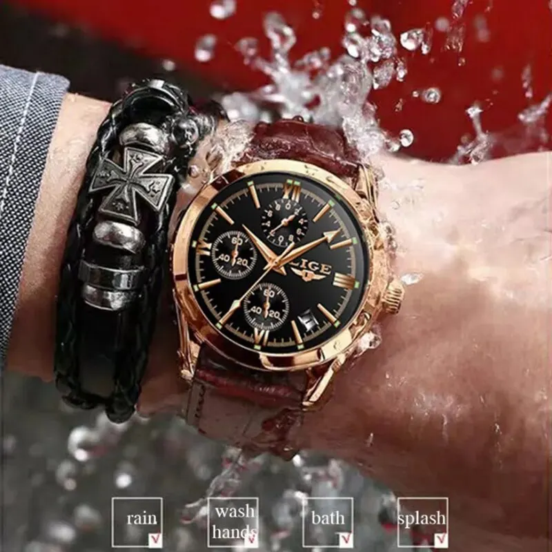 Herren Armbanduhr Digital Uhr Silber Edelstahl LED Quarzuhr Luxus Chronograph