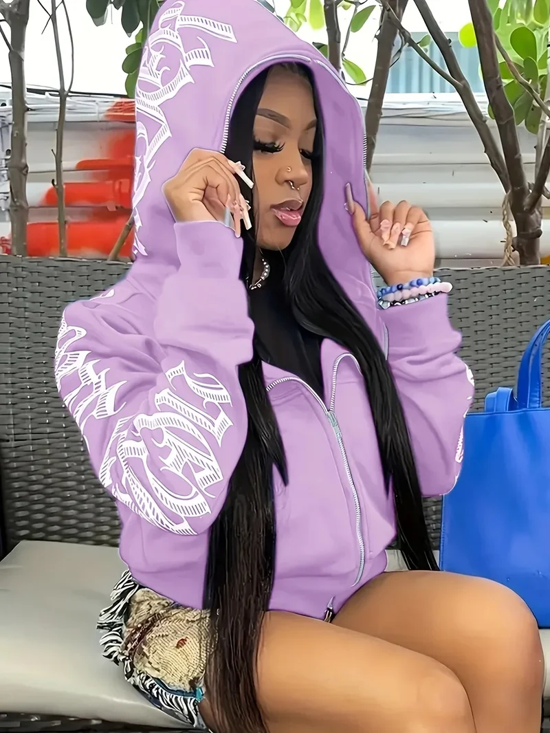 Damen Kapuzenpullover Sweatshirt Hoodie Pulli Kapuzenpulli Streetwear Pullover