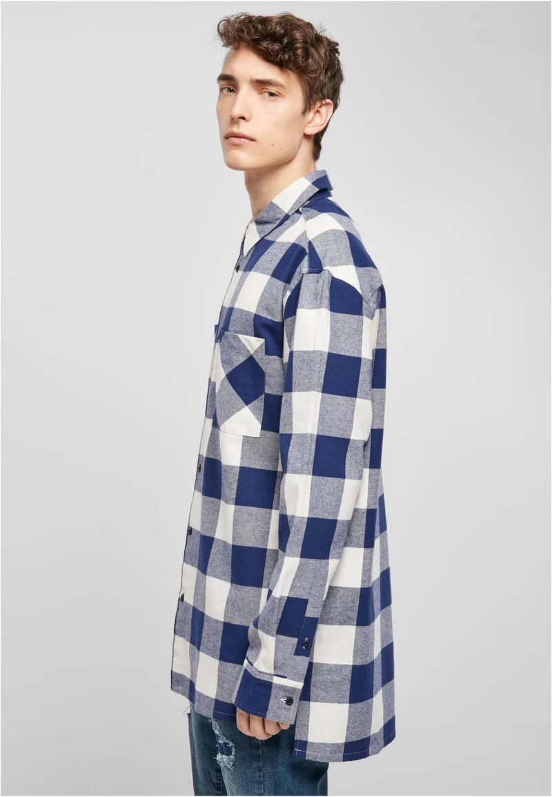 UC Long Oversized Checked Shirt